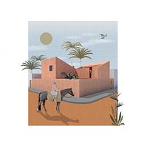 My project in Graphic Representation of Architectural Projects course. Un projet de 3D, Illustration architecturale, Retouche photographique, Illustration traditionnelle , et Design d'intérieur de agapeeffe - 15.04.2020