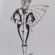 My project in Female Character Design for Comics course. Drawing project by Bangelier Vanel - 04.15.2020