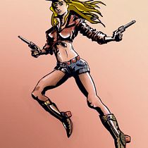 Mi Proyecto del curso: Diseño de personajes femeninos para cómics. Comic project by Luis Gradin - 04.19.2020