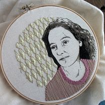 Mi Proyecto del curso: Creación de retratos bordados. Embroider project by paubumi - 04.15.2020