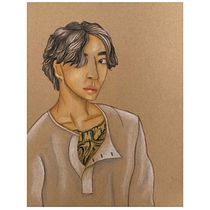 Retrato de Bang Yong Guk para @ixharu. Un progetto di Disegno di ritratti di Iriria Pbf - 16.12.2019