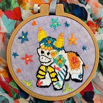 Mi Proyecto del curso: Técnicas básicas de bordado: puntadas, composiciones y gamas cromáticas. Embroider project by Cristina Moreno Succar - 04.16.2020