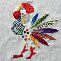 My project in Embroidery Techniques: Illustrating with Needle and Thread course. Embroider project by Sally Hikaka - 04.16.2020