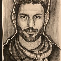 My project in  Watercolor Portrait . Artistic Drawing project by Ana Lollato - 04.20.2020