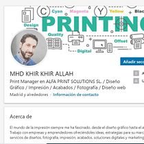 Mi Proyecto LinkedIn: Mi Perfil . Projekt z dziedziny Komunikacja i Portale społecznościowe użytkownika MHD KHIR KHIR ALLAH - 16.04.2020