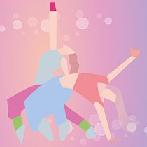 Hip-hop: break dance. Design gráfico projeto de catalina martinez - 16.04.2020