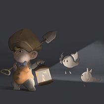 My project in Digital Painting for Characters: Color and Light course. Animação 2D, e Design de personagens 3D projeto de Jordon Beatty - 30.06.2020