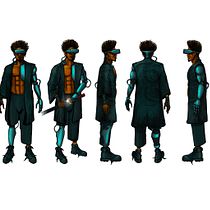 Mi Proyecto del curso: Hiro Protagonist. Un projet de Dessin numérique de Angel Bermello - 19.04.2020
