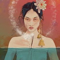 My project in Illustration Techniques with Digital Watercolor course. Un progetto di Illustrazione digitale, Pittura digitale, Disegno di ritratti e Pittura ad acquerello di atilla aydemir - 17.04.2020