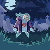 Here is my Broken Hearted Ghost haha. 2D Animation, Digital Design, and Pixel Art project by muller.silva.rafael - 04.17.2020