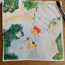 My project in Watercolor Illustration with Japanese Influence course. Un progetto di Pittura ad acquerello di e_neshataeva - 04.05.2020