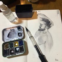 Comparto uno de hace unos meses . Portrait Drawing project by Moira - 03.18.2020