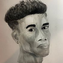 Mi Proyecto del curso: Cuaderno de retratos en acuarela. Fine Arts, Artistic Drawing, Portrait Drawing, Traditional illustration, and Watercolor Painting project by Pablo Berrezueta - 04.18.2020