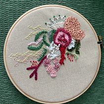 Mi Proyecto del curso: Técnicas avanzadas de bordado: puntadas y composiciones con volumen. Un projet de Broderie de Roselina Hernandez Ferrandiz - 18.04.2020