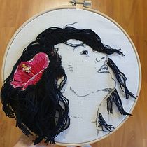 Mi Proyecto del curso: Creación de retratos bordados. Embroider project by Marta Marciniak - 04.18.2020
