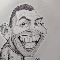 Mi Proyecto del curso: Retrato en caricatura con grafito. Desenho projeto de JoSue CárDenas - 19.04.2020