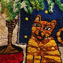 Técnicas de bordado: ilustrando con hilo y aguja: Proyecto final. Embroider, and DIY project by emmorpab - 04.20.2020