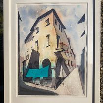 My project in Architectural Sketching with Watercolor and Ink course. Watercolor Painting project by tobias.frink - 04.19.2020