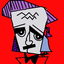 Mi Proyecto del curso: Ilustración digital con formas geométricas para principiantes edgar allan poe . Ilustração tradicional projeto de CLAUDIA MARTINEZ LOZANO - 19.04.2020