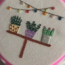 Mi Proyecto del curso: Técnicas básicas de bordado: puntadas, composiciones y gamas cromáticas. Embroider project by Paula Del Viejo Cáceres - 04.21.2020