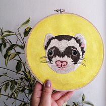 Mi Proyecto del curso: Needle painting para principiantes. Embroider project by Milisen Retamal - 03.11.2021