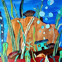 My project in Story Illustration with Paper course. Traditional illustration, Collage, Paper Craft, Children's Illustration, Creating with Kids, and Narrative project by Kristen Mroz - 04.20.2020