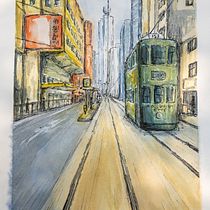 My project in Architectural Sketching with Watercolor and Ink course. Watercolor Painting project by Stephan Schwaabe - 04.19.2020