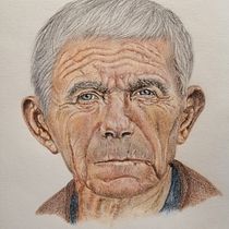 Mi Proyecto del curso:  Retrato realista con lápices de colores.  project by apvdelfin - 05.11.2020