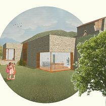 My project in Architectural Visualization Using Digital Collage course. Un projet de Architecture numérique de Martina - 20.04.2020