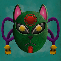 mask. Ilustração digital projeto de Fran Santiago - 17.04.2020