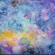 My constellations. Un progetto di Illustrazione tradizionale di Valya Papadopoulou - 21.04.2020