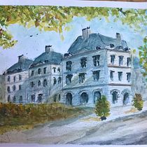 Mi Proyecto del curso: Dibujo arquitectónico con acuarela y tinta. Watercolor Painting project by Viviana Fonseca - 06.05.2020