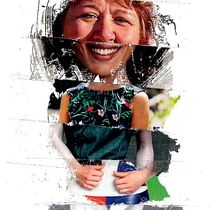 a small collage, created by my daughter Ida. Photographic Composition project by A. E. - 04.21.2020