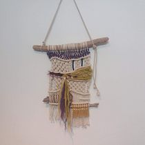Mi Proyecto del curso: Introducción al macramé: creación de un tapiz decorativo Ein Projekt aus dem Bereich Makramee und Weben von kliagreco - 21.04.2020