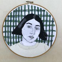 Mi Proyecto del curso: Creación de retratos bordados. Embroider project by Vico - 04.21.2020
