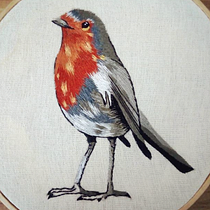 Mi Proyecto del curso: Pintar con hilo: técnicas de ilustración textil. Bordado e Ilustração tradicional projeto de Isela Cruz Trejo - 19.04.2020