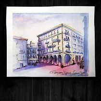 My project in Architectural Sketching with Watercolor and Ink course. Watercolor Painting project by Katya Vettorello - 04.23.2020