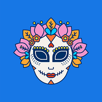 Día de los Muertos. Design, Digital Illustration, and Vector Illustration project by Ido Shtral - 04.22.2020