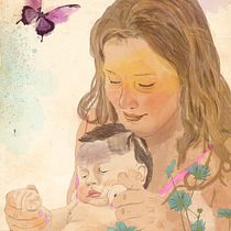 Mi Proyecto del curso: Técnicas de ilustración con acuarela digital. Un progetto di Creatività con i bambini, Disegno artistico, Disegno digitale e Design di Josefina Bustos - 21.04.2020