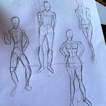 Mi Proyecto del curso: Dibujo anatómico para principiantes. Pencil Drawing project by Melissa Garro - 04.22.2020