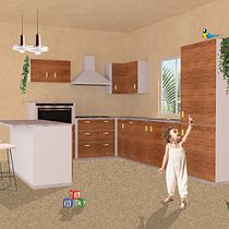 My project in Architectural Visualization Using Digital Collage course. Un projet de Modélisation 3D de Francesca Cammarata - 23.04.2020