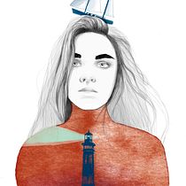 Dónde irá este velero. Un progetto di Disegno artistico, Disegno digitale, Illustrazione tradizionale e Illustrazione digitale di Paula - 23.04.2020