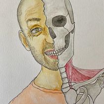Mi Proyecto del curso: Cuaderno de retratos en acuarela. Fine Arts, Drawing, Portrait Drawing, and Watercolor Painting project by Oliver Rivero - 04.23.2020