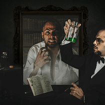 "El extraño caso del Dr. Jekyll y Mr. Hyde". Un projet de Composition photographique, Photographie artistique, Photographie de studio, Photographie de portrait, Photographie numérique , et Éclairage photographique de Raul Pazzi - 24.04.2020