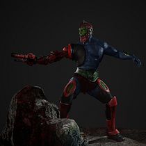 Trap Jaw: Modelado realista con ZBrush. Un projet de 3D, Art to, Conception 3D, Conception de personnages 3D, Modélisation 3D , et Jeux vidéo de Claudio Gastón Oliva - 15.05.2020