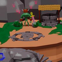 Mi Proyecto del curso: Modelado de personajes low poly para videojuegos  Ein Projekt aus dem Bereich Design für Videospiele von James Follana Alvarez - 24.04.2020