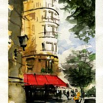 My project in Urban Landscapes in Watercolor course. Pintura em aquarela projeto de Andrei Răducanu - 24.04.2020