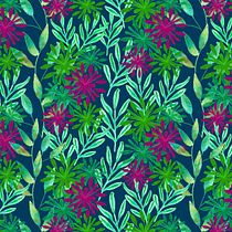 Mi Proyecto del curso: Diseño de estampados con la técnica del tresbolillo. Projekt z dziedziny Pattern design i Malowanie akwarelą użytkownika Maria del Mar Alvarez - 26.04.2020