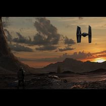 Mi Proyecto del curso: Matte painting cinematográfico "2 Matte Paintings" GOT & STAR WARS. Concept Art project by David Rodríguez - 04.25.2020