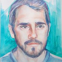 Mi Proyecto del curso: Retrato artístico en acuarela. Portrait Drawing, and Watercolor Painting project by Raquel Bertrán - 04.25.2020